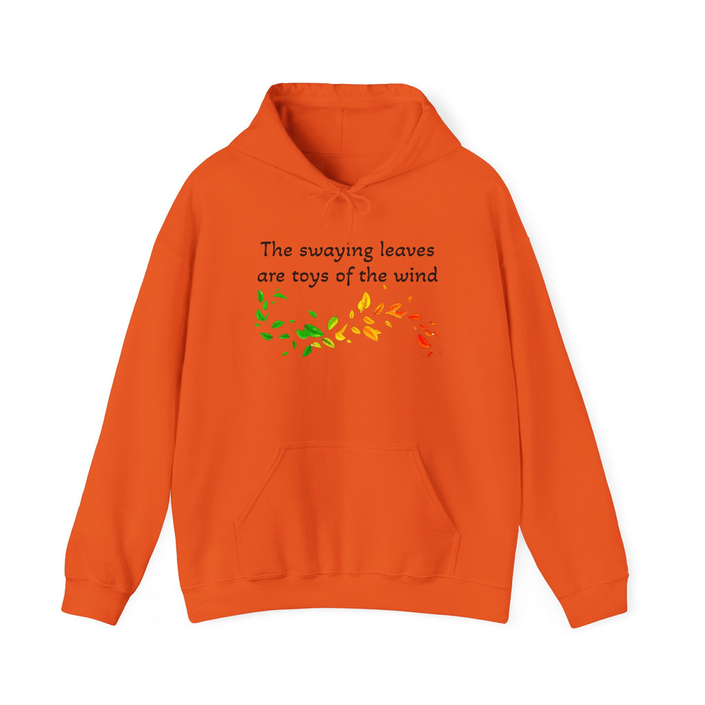 Autumn Leaves Hoodie, Cozy Fall Sweatshirt, Unisex Gift, Nature Lover Apparel, Seasonal Style, Festival Wear