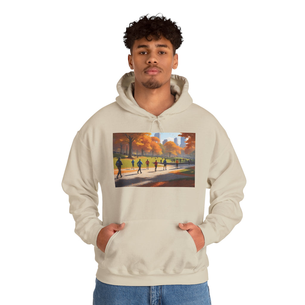 Autumn in Central Park Scene Hoodie
